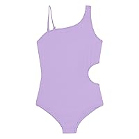 Girls' Cori Beach Sport One Shoulder Side Cut UPF 50+ 1pc Swimsuit