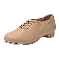Linodes PU Leather Lace Up Tap Shoe Dance Shoes for Women and Men's Dance Shoes