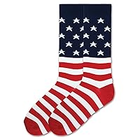 K. Bell Men's Fun American Classics Crew Socks-1 Pairs-Cool & Casual USA Novelty Gifts