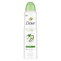 Dove Advanced Care Antiperspirant Deodorant Dry Spray Cool Essentials for helping your skin barrier repair after shaving With Pro Ceramide Technology 3.8 oz