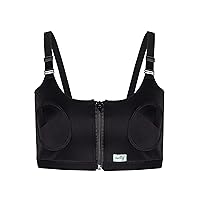 Motif Medical - Hands-Free Pumping Bra - Works with Luna, Duo, Twist, and More - Black - New Sizing