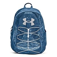 Under Armour unisex-adult Hustle Mesh Backpack, (426) Varsity Blue/Varsity Blue/White, One Size Fits Most