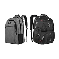 MATEIN 17 Inch Travel Laptop Backpack, Extra Large Business Backpack with USB Charging Port, Water-Resistant Computer Bag Daypack for Men Women Work Anti-Theft College Backpack