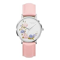 Orphelia Fashion Women's Analogue Quartz Watch Floral with Leather Strap