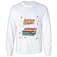 Reader one More Chapter Book Lovers Reading Grey and Muticolor Unisex Long Sleeve T Shirt