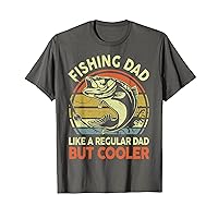 Mens Fishing Dad-Shirt Reel Cool Papa Grandpa Funny Bass Fishing T-Shirt
