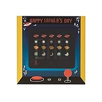 Father's Day Card for Dad - Retro Lenticular Game Design