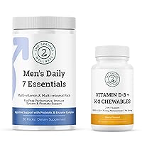 Men's Daily 7 Essentials & Vitamin D3+K2 Bundle