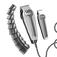 Wahl USA Pro Series Premium Combo Corded Clipper and Cordless Trimmer Kit for Hair Clipping & Beard Trimming with Free Barbers Shears - Model 79804