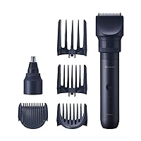 Panasonic MultiShape Precision Trimming Kit, with Beard, Hair and Body Trimmer Attachment with Adjustable Trim Dial, Nose Hair Trimmer, Wet/Dry, Easy-Clean Customizable Grooming Kit - ER-Precision