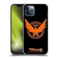 Head Case Designs Officially Licensed Tom Clancy's The Division 2 Phoenix Logo Art Hard Back Case Compatible with Apple iPhone 12 / iPhone 12 Pro