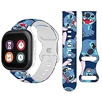 Cute Cartoon Band Compatible for Verizon Gizmo Watch 3/2/1, Gabb Watch 3/2/1, SyncUP Kids Watch, 20mm Premium Soft Chic Sport Wristbands Strap for Boys Girls