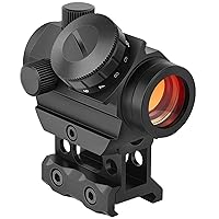 2MOA Red Dot Sight 1x25mm Reflex Sight Waterproof & Shockproof & Fog-Proof Red Dot Scope with 1 inch Riser Mount