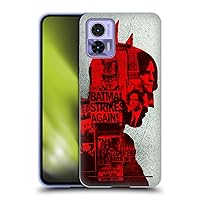 Head Case Designs Officially Licensed The Batman Collage Neo-Noir Graphics Soft Gel Case Compatible with Motorola Edge 30 Neo 5G