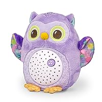 VTech Baby Glow Little Owl Sleep Soother with Cry Sensor, Music and Nature Sounds, Purple