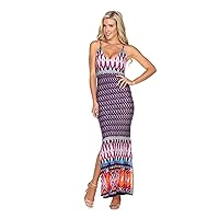 Nila Maxi Long Dress Summer Print