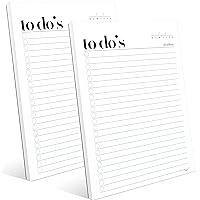 To Do List Notepad - 2 Pack, A5 Size (8.3