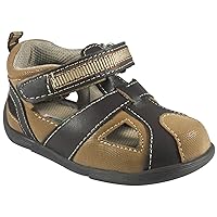 Toddler Kids Chocolate Sandal, Patent - Leather Shoes, Fabian 5.5M
