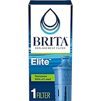 Elite Water Filter Replacement for Pitchers and Dispensers, BPA-Free, Replaces 900 Plastic Water Bottles, Lasts Six Months or 120 Gallons, Includes 1 Pitcher Replacement Filter