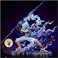 One Piece Luffy Large Figure,10in Anime One Piece Luffy 5th Gear Fighting Action Figure Statue Toy Gift (Luffy 5th Gear)