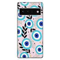 laumele Evileye Phone Case Compatible with Oppo A17 Clear Flexible Silicone Amulet Shockproof Cover