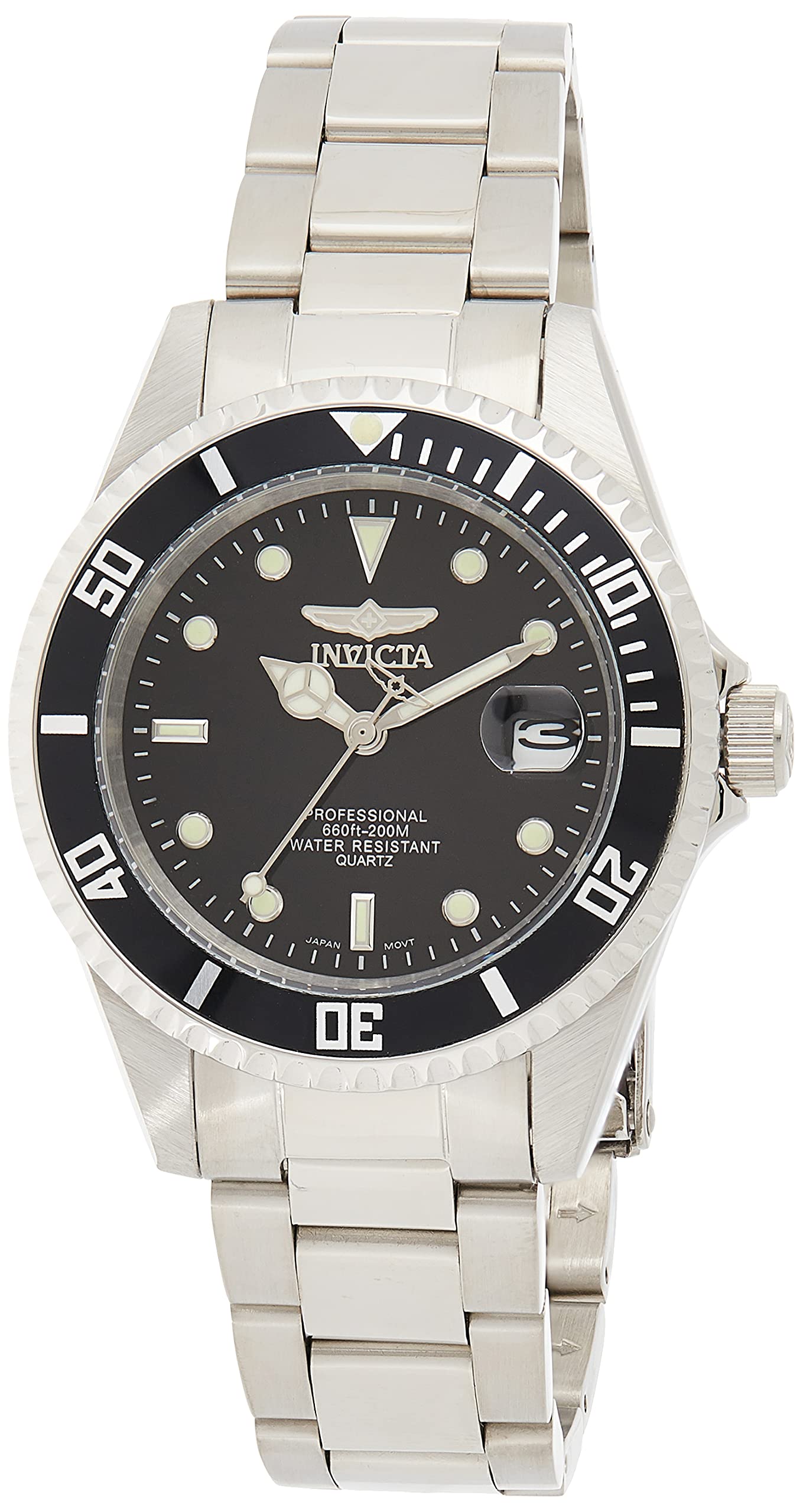 Invicta Men's 8932OB Pro Diver Analog Display Quartz Silver Watch