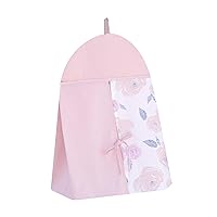 Rose Diaper Bag, Blush Pink/Off-White