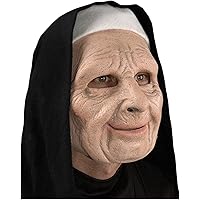 Costume Agent Nun on the Run Halloween Costume Mask Scary Cosplay