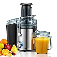 Juicer Machines 1000W Juicer with 3.2” Big Mouth for Whole Fruits and Veg, Juice Extractor with 2 Speeds, Anti-Drip System, Easy to Clean, BPA Free