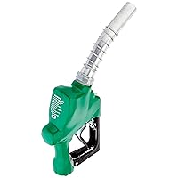 Husky 026810N-16 HS 1-Inch Diesel Nozzle with Three Notch Hold Open Clip, BP Green, Made in USA