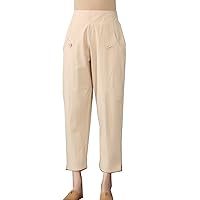Linen Pants Ethnic Trousers for Women Chinese Traditional Clothes