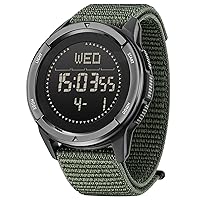 DIDITIME Tactical Watches for Men, Military Watches for Men, Fitness Watch, Mens Digital Watches with Compass, Metronome, Pedometer, Lightweight Carbon Fiber Watch, ALPS-GREEN, Military Tactial