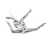 Artistic Gymnastics Jewellery Pendant The Speed, The Strength and The Courage Flow Together in a Free Body