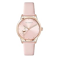 Ted Baker 34 mm Fitzrovia Flamingo 3-Hand Watch