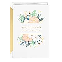 Hallmark Signature Anniversary Card for Wife or Girlfriend (Loved You Then, Love You Still)