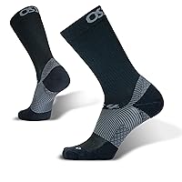 OS1st FS4 Crew length Plantar Fasciitis Socks for relief from heel and arch pain, swelling, and painful plantar fasciitis