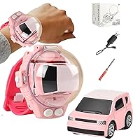 Watch Remote Control Car Toy, New 2.4 GHz Cute Wrist Racing Car Watch USB Rechargeable, Controlled Off-Road Toy Car for Children, Interactive Game Toys, Birthday Gift for Boys Girls