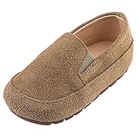 Loafers Little Boy Toddler Suede Leather Casual Slip-on Shoes Flats