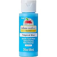 Apple Barrel Gloss Acrylic Paint in Assorted Colors (2-Ounce), 20348 Tropical Blue