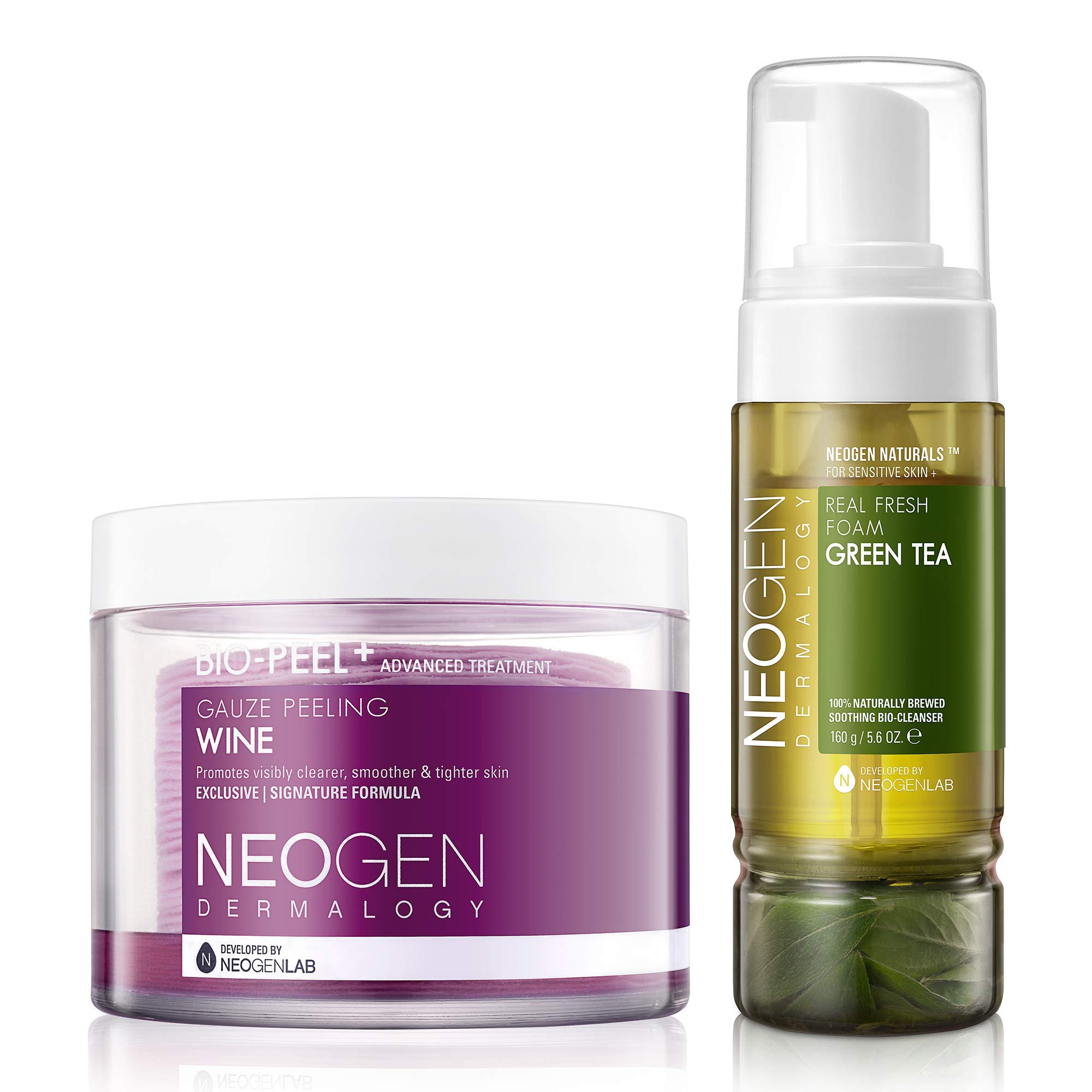 DERMALOGY by NEOGENLAB Green Tea and Wine Double Cleansing Set