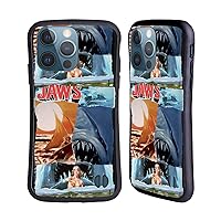 Head Case Designs Officially Licensed Jaws Collage Art Graphics Hybrid Case Compatible with Apple iPhone 13 Pro