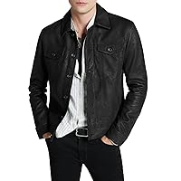John Varvatos Men's Andrew Leather Jacket