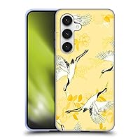 Head Case Designs Officially Licensed Haroulita Yellow Birds and Flowers Soft Gel Case Compatible with Samsung Galaxy S24 5G