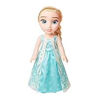 Frozen Disney Elsa Doll with Movie Inspired ICY Blue Outfit, Blue Shoes & Long Braided Hair Style - Approximately 14