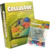 Cellulose Bundle: A Plant Cell Biology Game and Component Upgrade Pack: Strategy Board Game with Accurate Science - Science Games for Biology - Educational Board Games