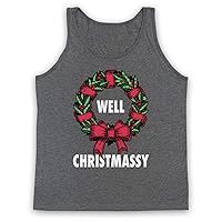 Men's Well Christmassy Funny Christmas Parody Tank Top Vest