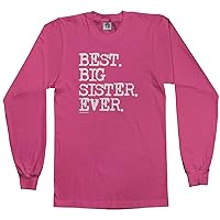 Threadrock Big Girls' Best Big Sister Ever Youth Long Sleeve T-Shirt