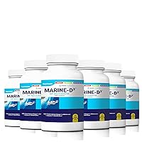 Marine Essentials- Marine D3 Omega 3 Calamari Ecklonia Cava DHA (6 Bottles - 360 Capsules)
