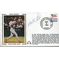 Mark Whiten 4 Hrs Jsa Cert Sticker Fdc First Day Cover Authentic Autograph - MLB Cut Signatures