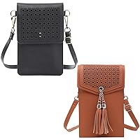 AnsTOP Cell Phone Purse Crossbody,Small Crossbody Phone Bag for Women Mini Leather Phone Pouch Purse